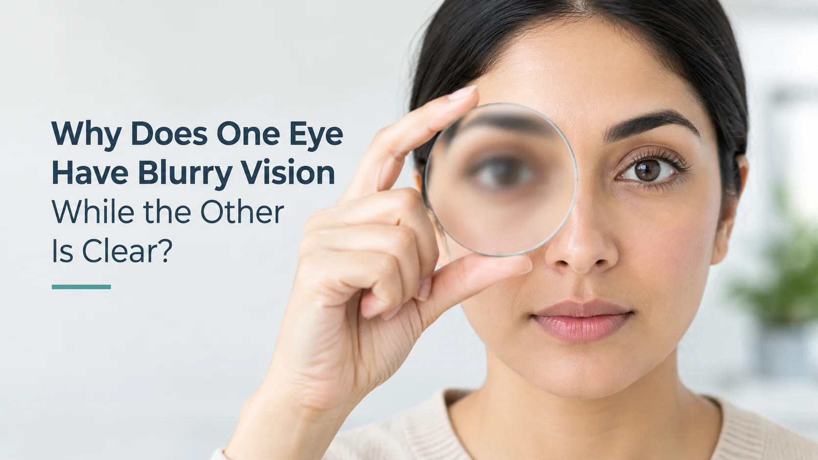 Why Does One Eye Have Blurry Vision While the Other Is Clear